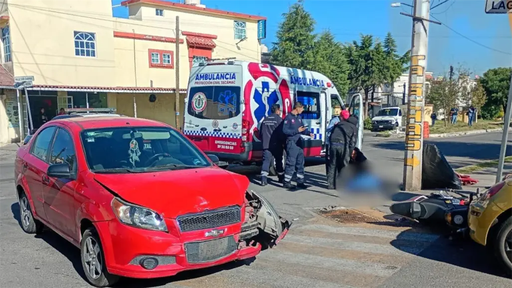 Accidente vial en Tecámac cobra la vida de un menor de 14 años