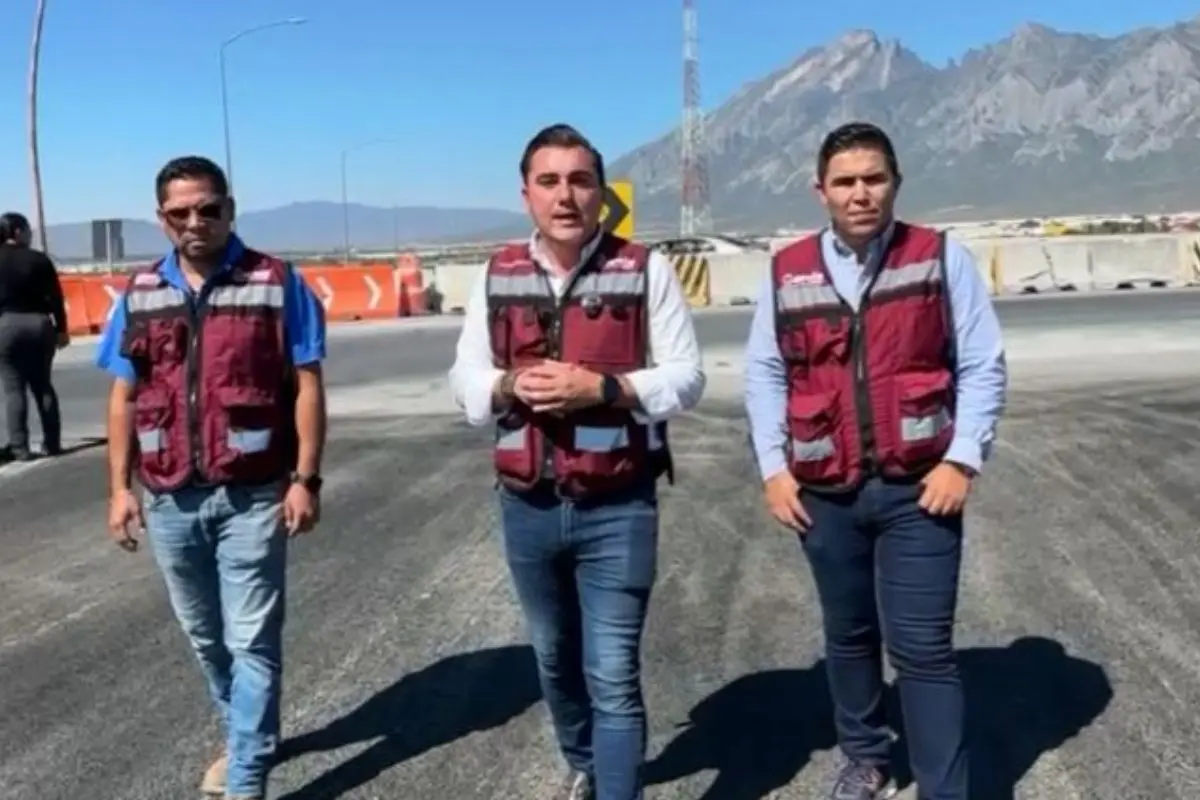 García inaugurará el nuevo puente de Portal Vista Bella. Foto: Manuel Guerra Cavazos