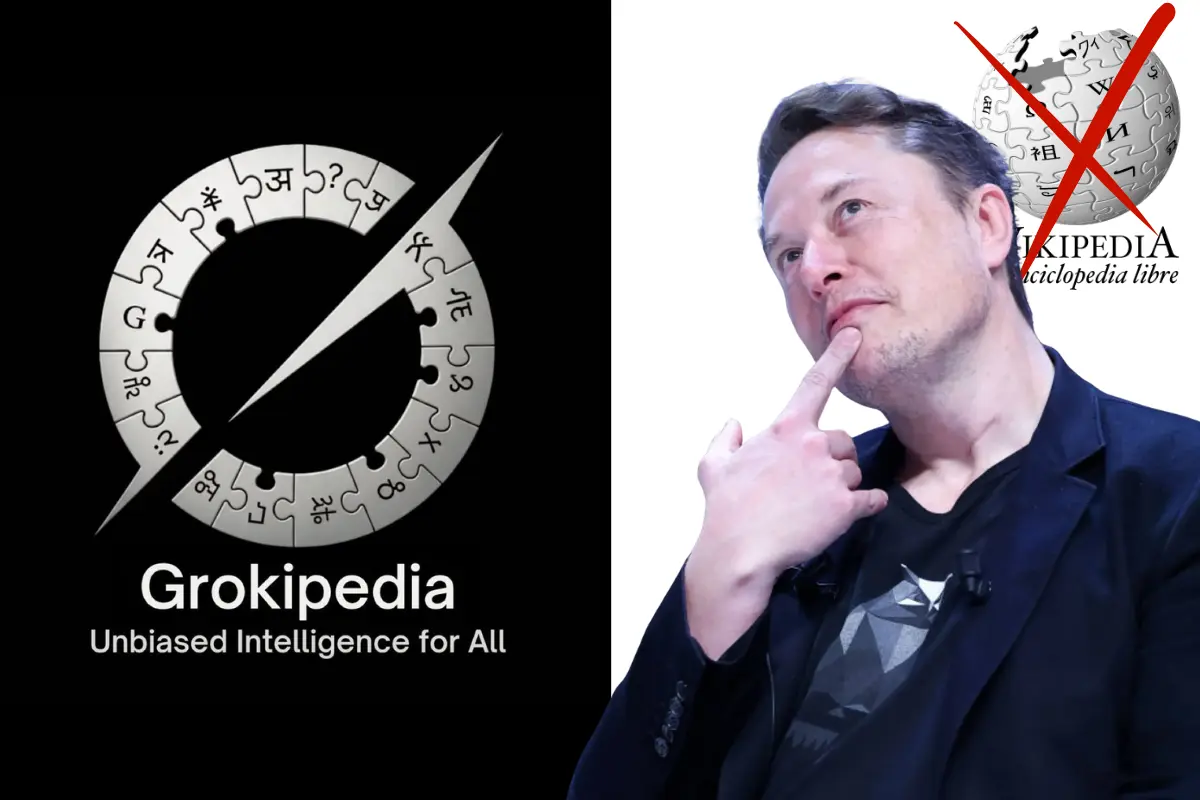 Con Grokipedia, Elon Musk se aventura a crear una enciclopedia que podría rivalizar con la popular Wikipedia en internet. Foto: Canva