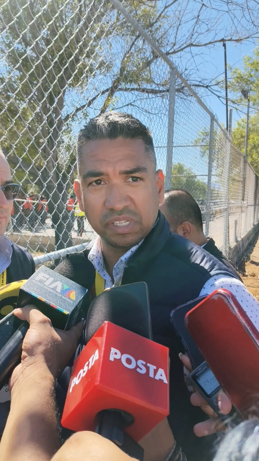 imagen recuadro Daniel Alejandro González, director general de Stellantis México en entrevista con medios de comunicación / Foto: Marco Juárez