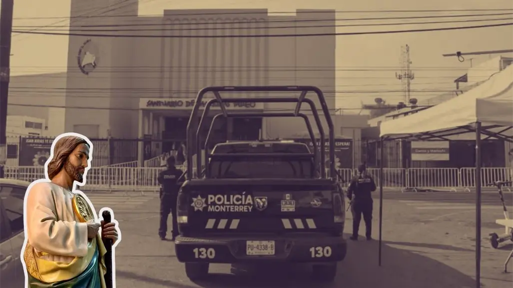 Estas son las rutas alternas por los cierres viales de la celebración de San Judas Tadeo en Monterrey