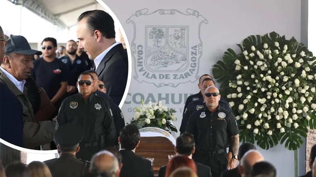 Despiden al comandante "Pluma" con honores en Coahuila tras operativo en la frontera norte