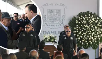 Despiden al comandante “Pluma” con honores en Coahuila tras operativo en la frontera norte