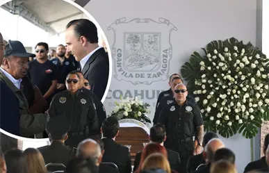 Despiden al comandante "Pluma" con honores en Coahuila tras operativo en la frontera norte