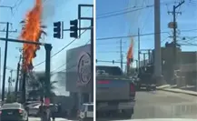 Incendio en Cabo San Lucas moviliza a bomberos frente a Telas Parisina Incendio en Cabo San Lucas moviliza a bomberos frente a Telas Parisina