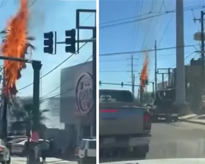 Incendio en Cabo San Lucas moviliza a bomberos frente a Telas Parisina
