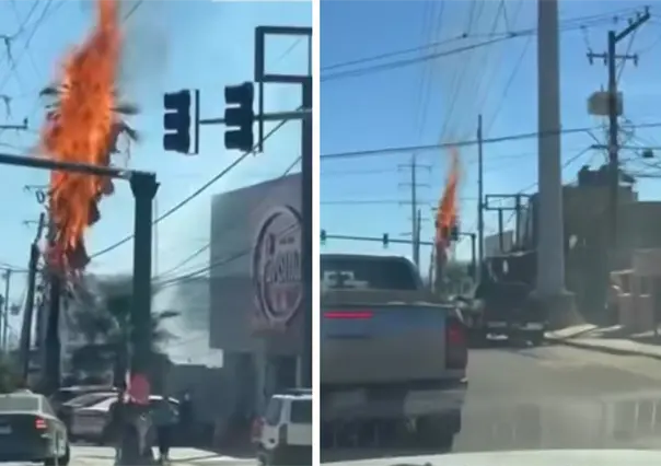 Incendio en Cabo San Lucas moviliza a bomberos frente a Telas Parisina