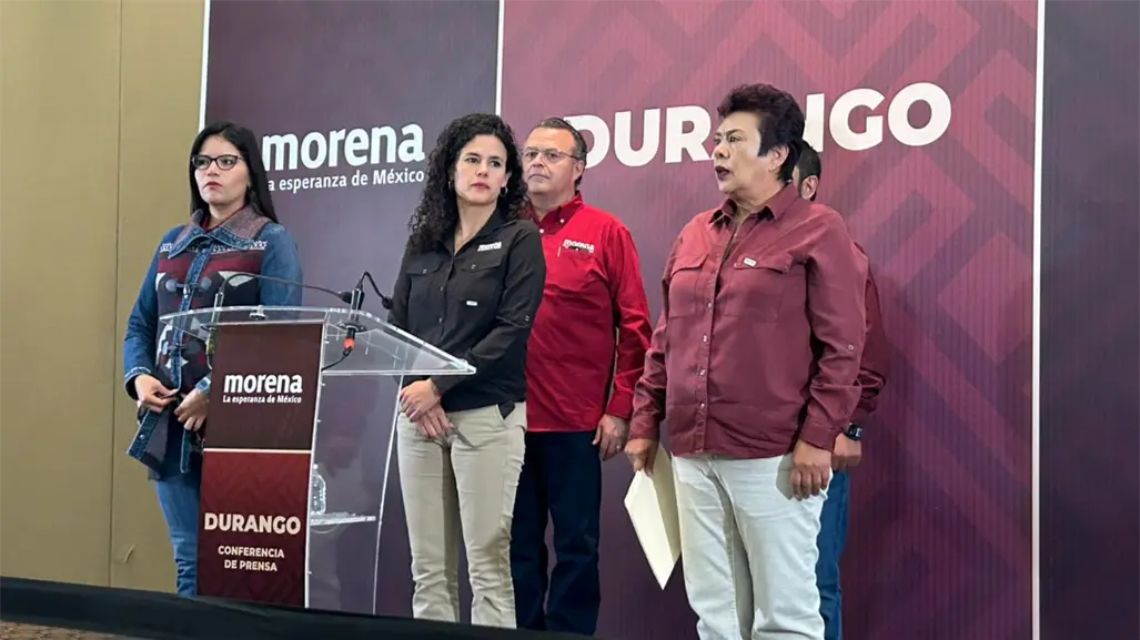 Luisa María Alcalde, presidenta nacional de Morena, estuvo en Durango por esta razón