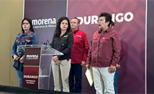 Luisa María Alcalde, presidenta nacional de Morena, estuvo en Durango por esta razón