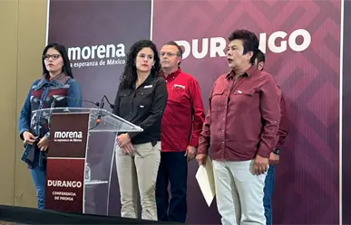 Luisa María Alcalde, presidenta nacional de Morena, estuvo en Durango por esta razón