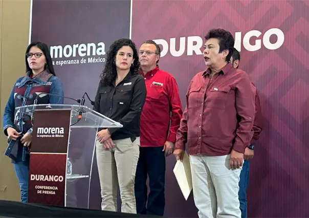 Luisa María Alcalde, presidenta nacional de Morena, estuvo en Durango por esta razón