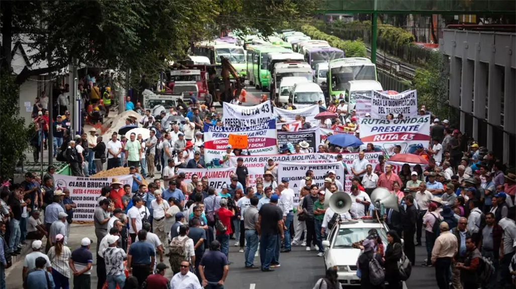 Megabloqueo y marcha de transportistas ya tiene zonas confirmadas, ¿cuándo y qué vialidades serán afectadas?