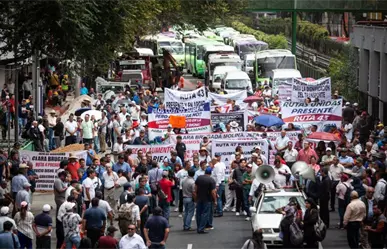 Megabloqueo y marcha de transportistas ya tiene zonas confirmadas, ¿cuándo y qué vialidades serán afectadas?