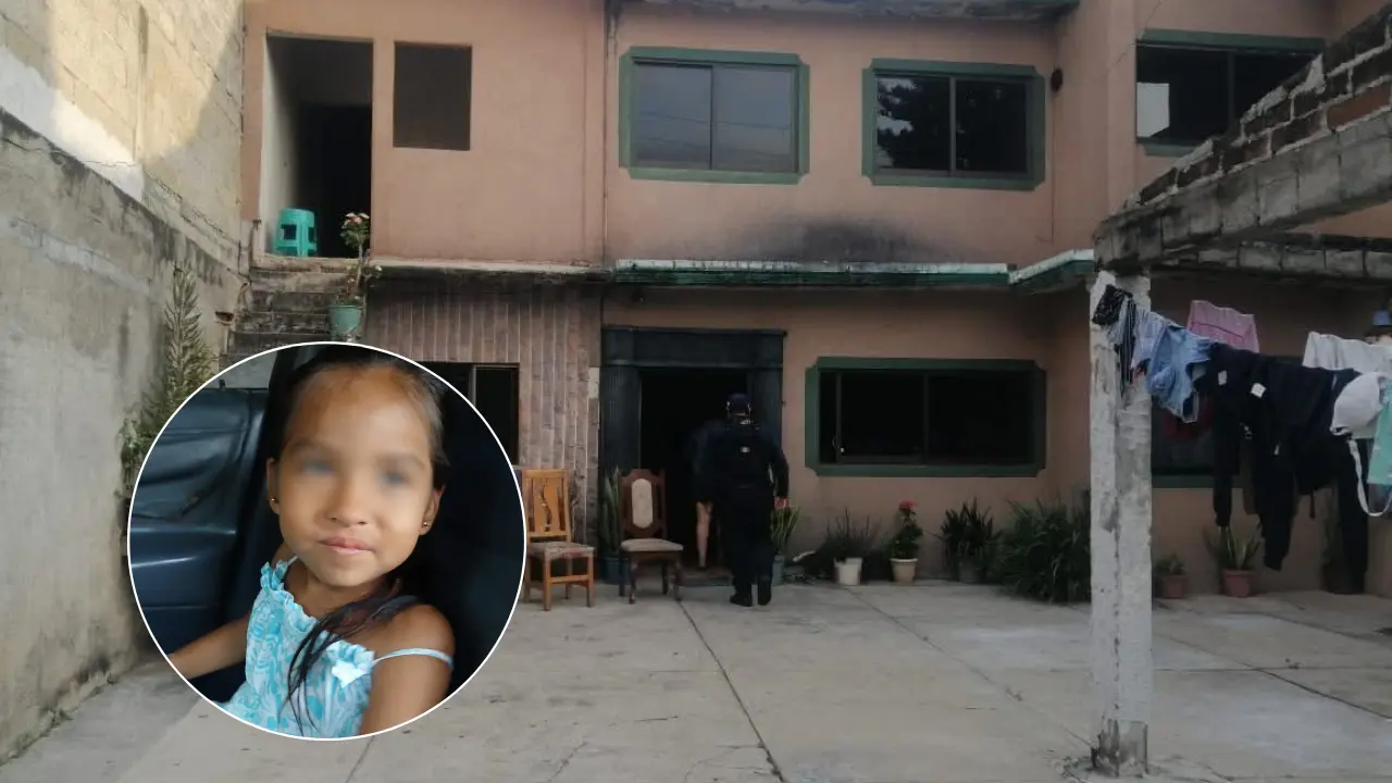 Localización de menos desaparecida en Edomex.  Foto: Especiales