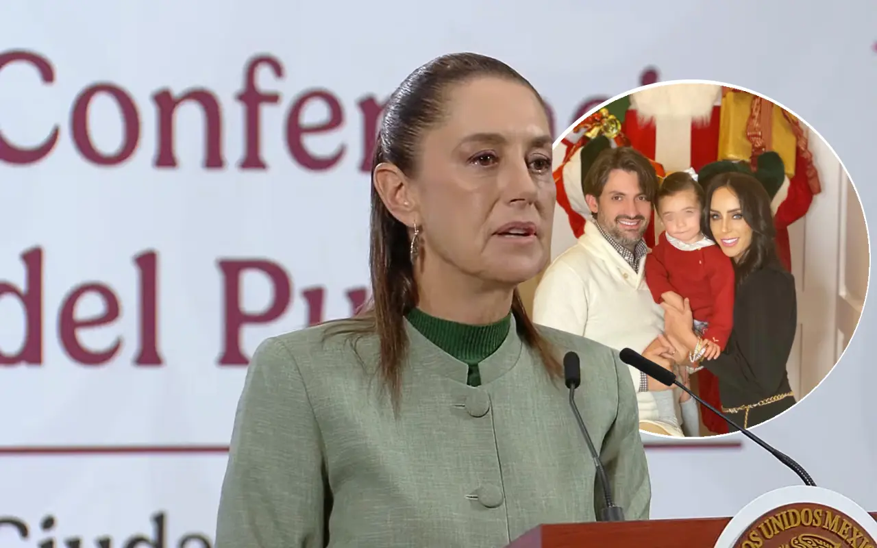 Claudia Sheinbaum, Víctor Álvarez Puga e Inés Gómez Mont. Foto: Instagram (@inesgomezmont) / Captura de pantalla: YouTube (Claudia Sheinbaum)
