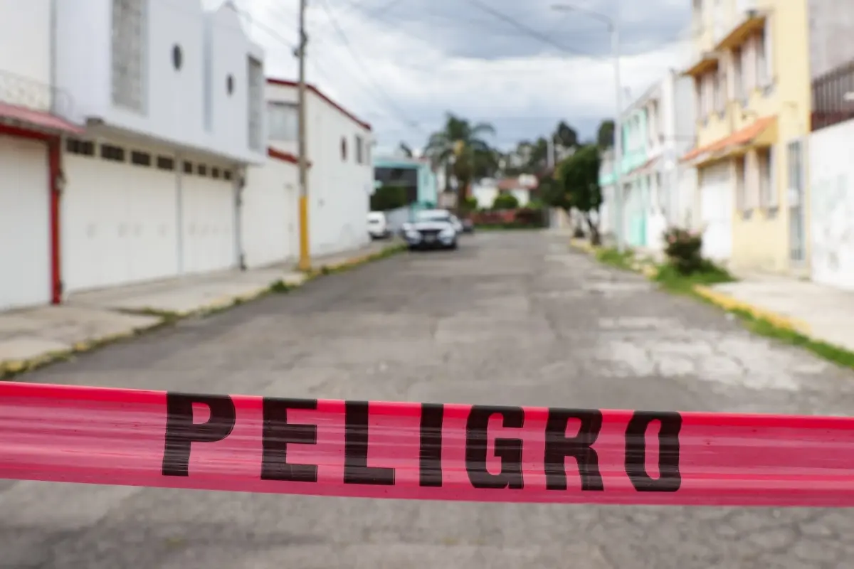 Las autoridades acordonaron la escena del crimen Foto: Jafet Moz