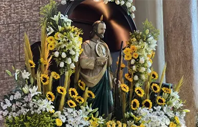 Fieles de San Judas Tadeo piden por los afectados por lluvias e inundaciones en el norte de Veracruz