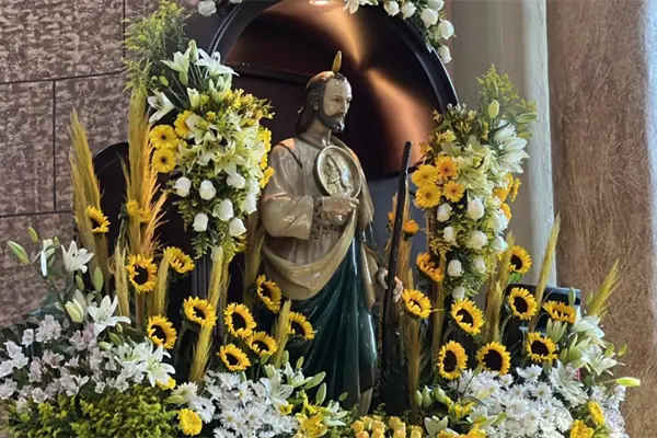 Fieles de San Judas Tadeo piden por los afectados por lluvias e inundaciones en el norte de Veracruz  Fieles de San Judas Tadeo piden por los afectados por lluvias e inundaciones en el norte de Veracruz