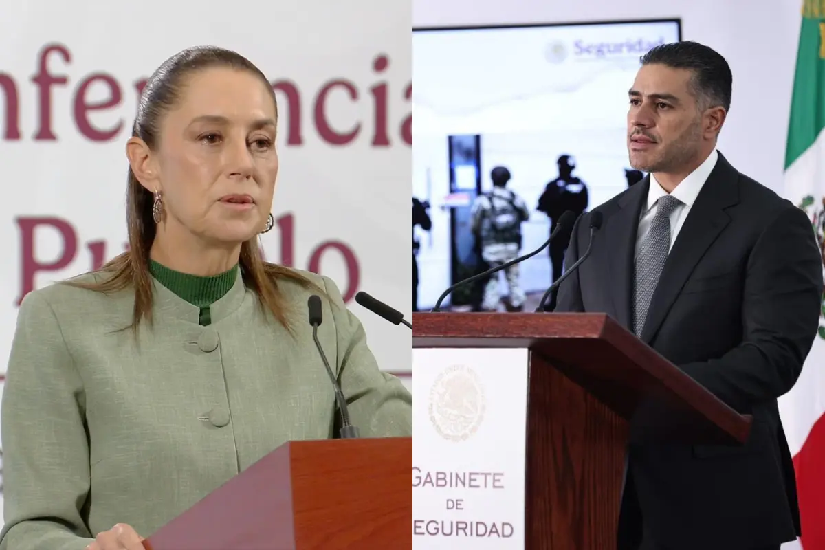 Claudia Sheinbaum y Omar García Harfuch Foto: Gobierno de México/X(Twitter) @OHarfuch