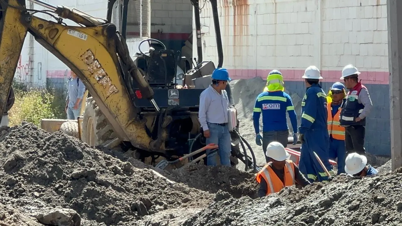 Emergencia por fuga de gas en Ecatepec.  Foto: Juan Manuel López