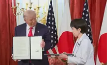Donald Trump y Sanae Takaichi fortalecen la relación bilateral entre EU y Japón Donald Trump y Sanae Takaichi fortalecen la relación bilateral entre EU y Japón