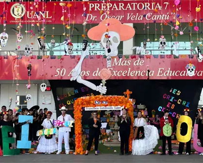 Preparatoria 7 de la UANL rinde homenaje a Cri Cri en el Día de Muertos 2025