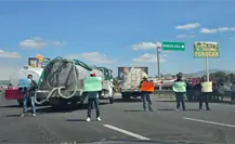 Accesos al AIFA bloqueados por manifestantes; protestan por falta de agua en los limites de Edomex con Hidalgo