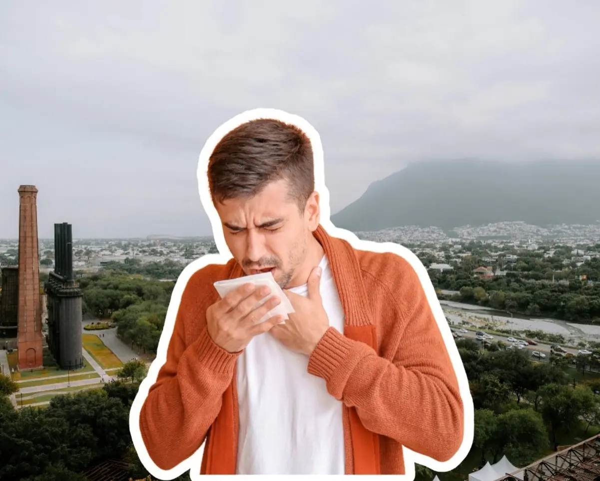 El frente frío 11 generó un amanecer fresco y con cielo mayormente nublado sobre Monterrey. Foto: Canva.