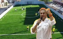 Héctor García impulsa el deporte con seis nuevas canchas en Guadalupe Héctor García impulsa el deporte con seis nuevas canchas en Guadalupe