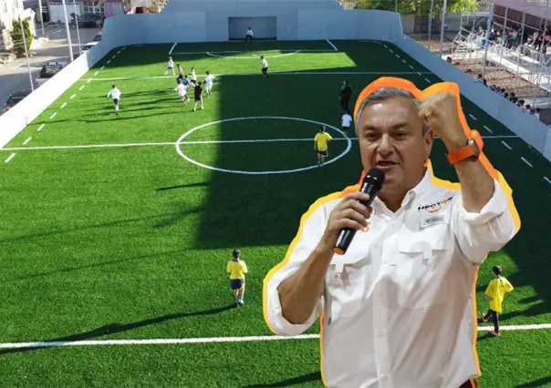 Héctor García impulsa el deporte con seis nuevas canchas en Guadalupe