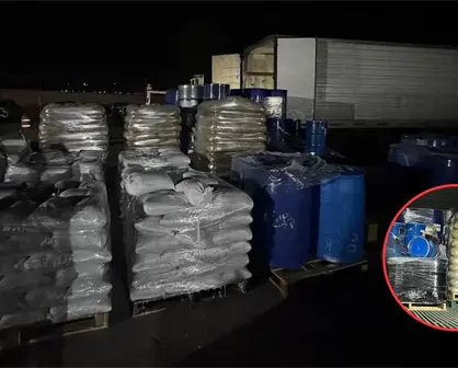 Aseguran en Durango cargamento millonario de precursores de cristal