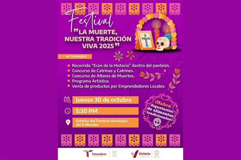 imagen recuadro La fiesta del Día de Muertos en el Panteón Municipal | Foto: Perla Herrera
