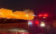 VIDEO | Incendio consume basurero de Simeprode en Salinas Victoria VIDEO | Incendio consume basurero de Simeprode en Salinas Victoria