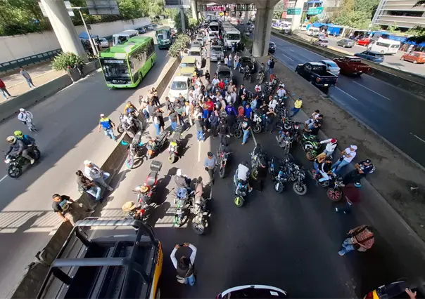 Transportistas y piperos colapsan Periférico Norte rumbo a Palacio Nacional