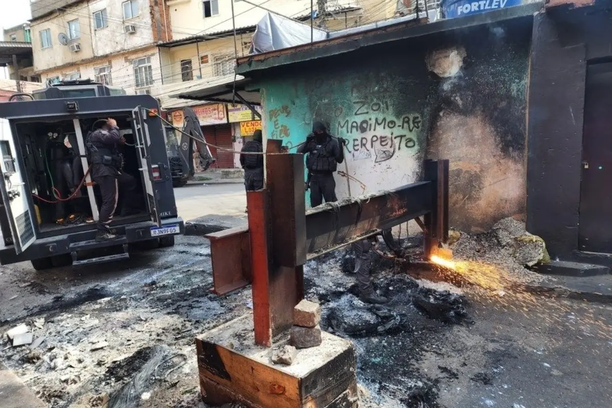 Zonas incendiadas de Río de Janeiro Foto: X(Twitter) @jjhondanielsd