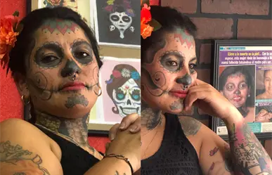 Lina Matilde, la mujer que convirtió su cuerpo en un homenaje viviente a La Catrina en la CDMX