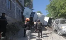 Volcadura de tráiler en Allende deja un lesionado y afectaciones en domicilio Volcadura de tráiler en Allende deja un lesionado y afectaciones en domicilio