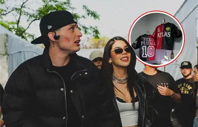 Peso Pluma y su jersey del Atlas con oro de 14k: más caro que todo el equipo
