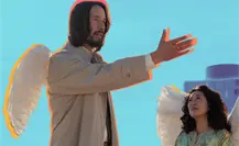 Keanu Reeves sorprende como el Ángel Gabriel en Cuando el cielo se equivoca