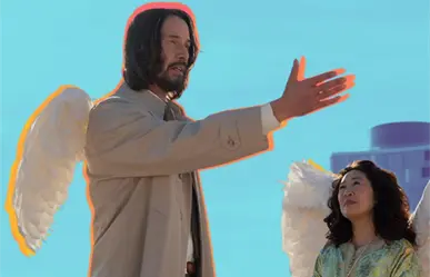 Keanu Reeves sorprende como el Ángel Gabriel en Cuando el cielo se equivoca