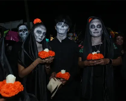 Así se vivió el Paseo de las Ánimas en Kanasín, las calles se llenaron de color y tradición
