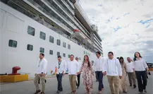Arriba por primera vez el crucero Carnival Spirit al Puerto de Progreso y consolida a Yucatán como destino líder de cruceros