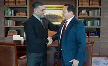 Joaquín Díaz Mena se reúne con Omar García Harfuch; refrendan alianza estratégica por la seguridad de Yucatán