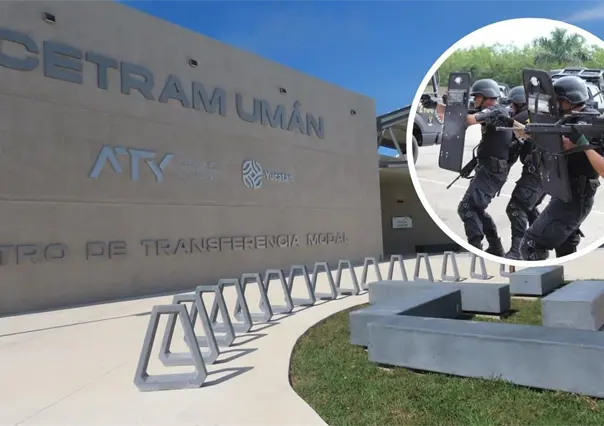 Entrenamiento policial en Mérida provoca alarma por uso de gas lacrimógeno, confirma la SSP