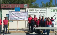 Maestros del CBTA 274 en Matamoros anuncian paro de labores por esta razón Maestros del CBTA 274 en Matamoros anuncian paro de labores por esta razón