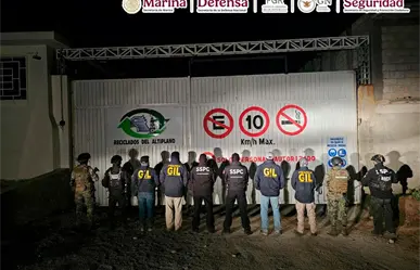 Aseguran empresa fachada dedicada al huachicol en Perote, Veracruz; hay ocho detenidos