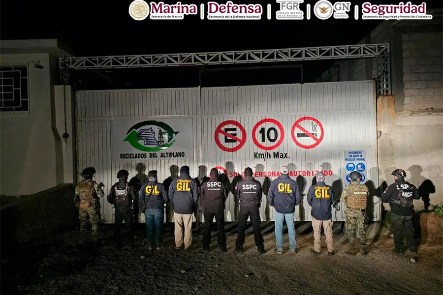 Aseguran empresa fachada dedicada al huachicol en Perote, Veracruz; hay ocho detenidos