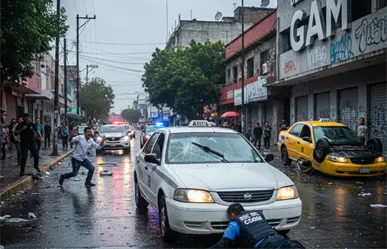 Policía de la SSC CDMX atropellado y arrastrado en GAM al defender a taxista