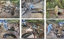 Desmantelan laboratorios clandestinos y aseguran armas en Sinaloa