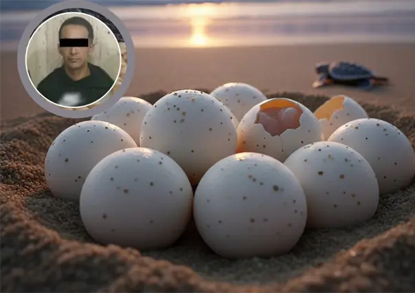 Detienen a hombre en estación Chabacano del Metro con 360 huevos de tortuga